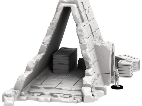 Ancient Runs Store House Ready To Print 3D Print Model