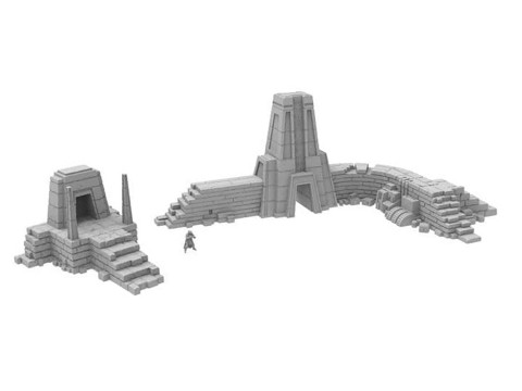 Terrain Temple Ruins Bundle 3D Figuries Ready To Print 3D Print Model