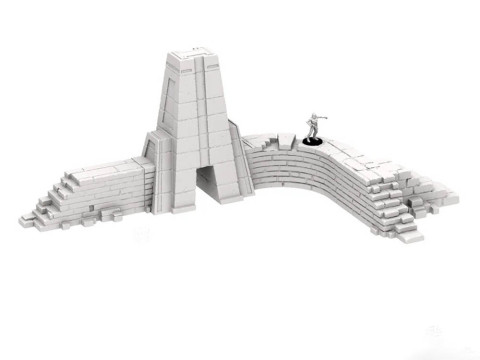 Terrain Temple Ruins Bundle 3D Figuries Ready To Print 3D Print Model