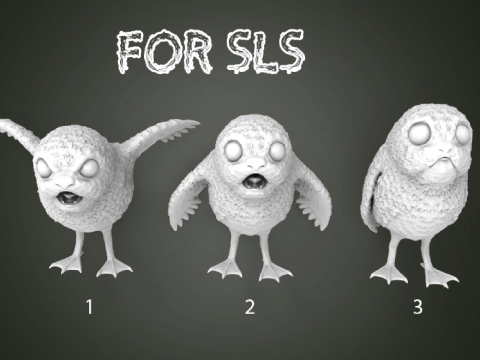 Porg 3D Figuries Ready To Print 3D Print Model