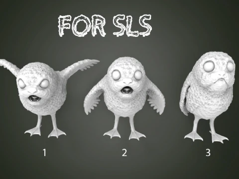 Porg 3D Figuries Ready To Print 3D Print Model