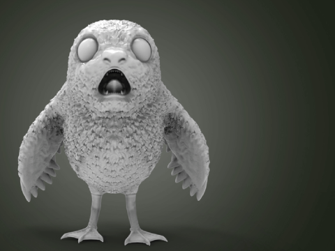 Porg 3D Figuries Ready To Print 3D Print Model