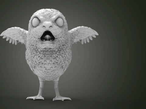 Porg 3D Figuries Ready To Print 3D Print Model