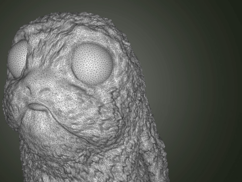 Porg 3D Figuries Ready To Print 3D Print Model