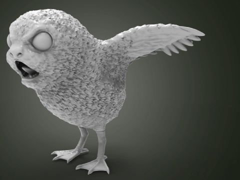 Porg 3D Figuries Ready To Print 3D Print Model