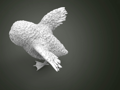 Porg 3D Figuries Ready To Print 3D Print Model