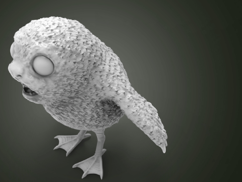 Porg 3D Figuries Ready To Print 3D Print Model
