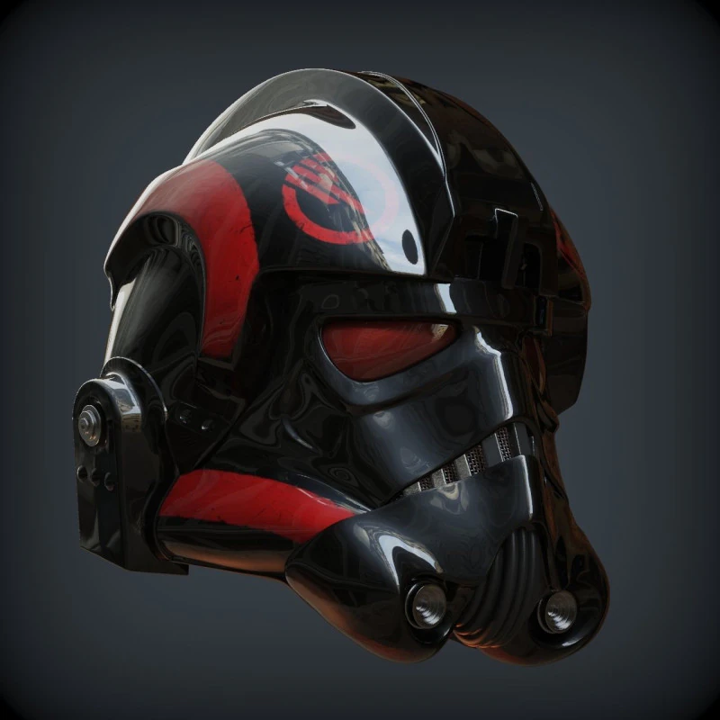 Inferno Squad Helmet 3D Print Model .c4d .max .obj .3ds .fbx .stl .blend