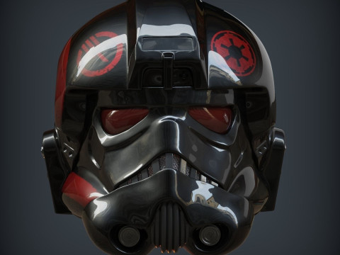 Inferno Squad Helmet 3D Figuries Ready To Print 3D Print Model
