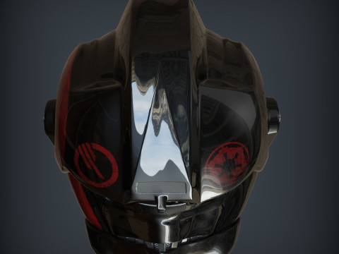 Inferno Squad Helmet 3D Figuries Ready To Print 3D Print Model