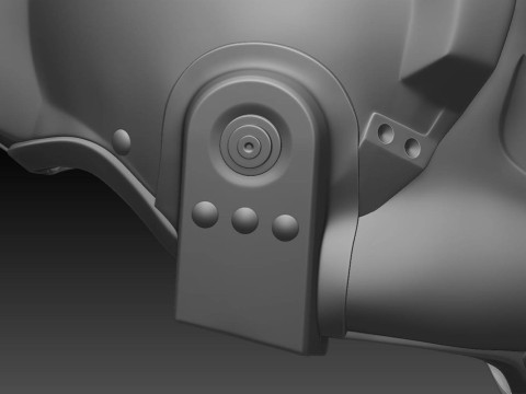 Inferno Squad Helmet 3D Figuries Ready To Print 3D Print Model