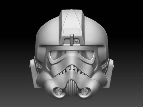 Inferno Squad Helmet 3D Figuries Ready To Print 3D Print Model