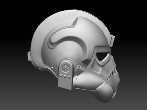 Inferno Squad Helmet 3D Print Model