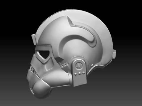 Inferno Squad Helmet 3D Figuries Ready To Print 3D Print Model