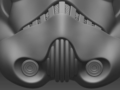 Inferno Squad Helmet 3D Figuries Ready To Print 3D Print Model