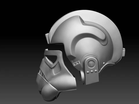 Inferno Squad Helmet 3D Print Model