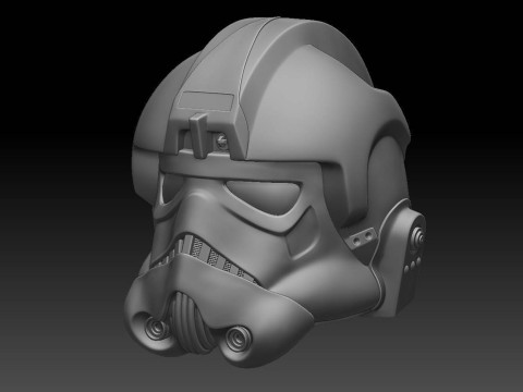 Inferno Squad Helmet 3D Figuries Ready To Print 3D Print Model