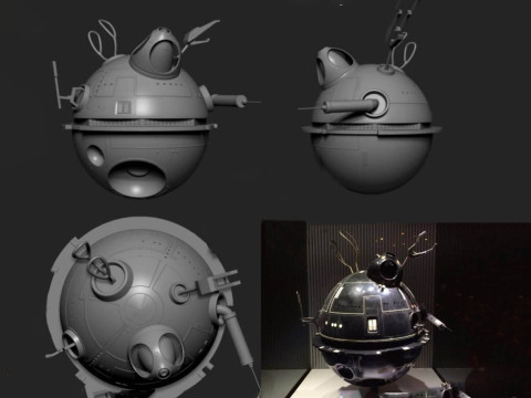 Interrogation Droid Ready To Print 3D प्रिंट मॉडल