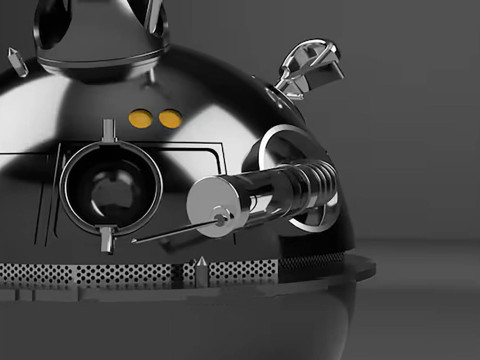Interrogation Droid Ready To Print Model Cetak 3D