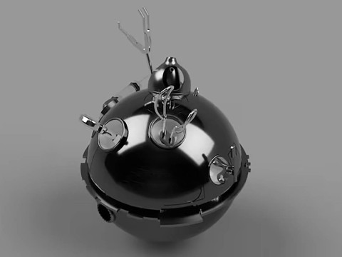 Interrogation Droid Ready To Print Model Cetak 3D