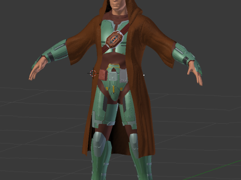 Jedi Armor 3D Figuries Ready To Print 3D Print Model
