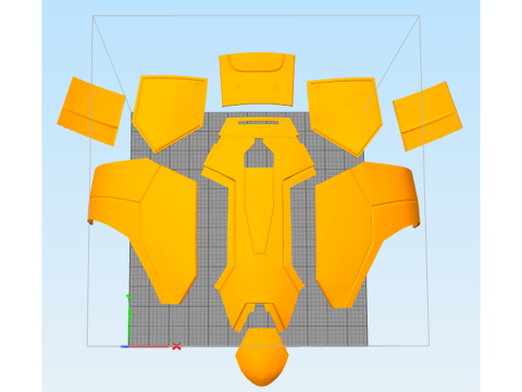Jedi Armor 3D Figuries Ready To Print 3D Print Model