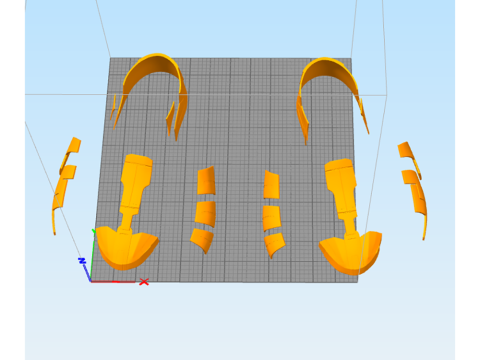 Jedi Armor 3D Figuries Ready To Print 3D Print Model