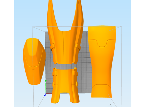 Jedi Armor 3D Figuries Ready To Print 3D Print Model