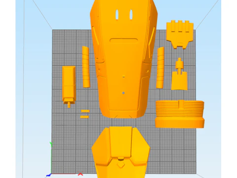 Jedi Armor 3D Figuries Ready To Print 3D Print Model