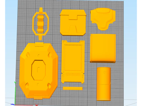 Jedi Armor 3D Figuries Ready To Print 3D Print Model