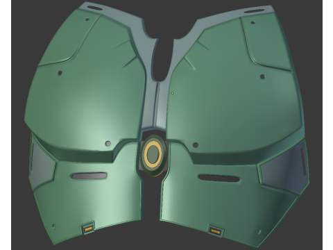 Jedi Armor 3D Figuries Ready To Print 3D Print Model