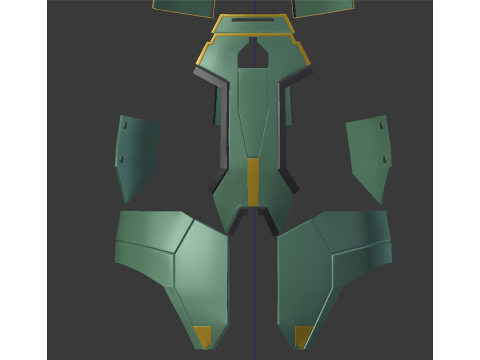 Jedi Armor 3D Figuries Ready To Print 3D Print Model