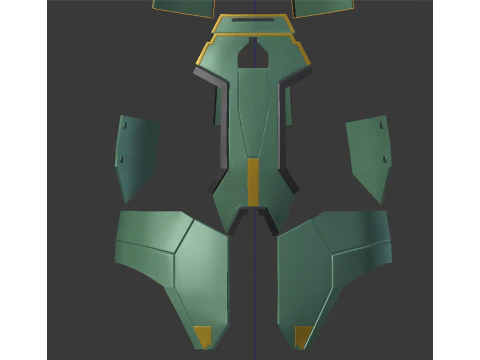 Jedi Armor 3D Figuries Ready To Print 3D Print Model
