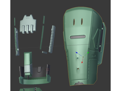 Jedi Armor 3D Figuries Ready To Print 3D Print Model