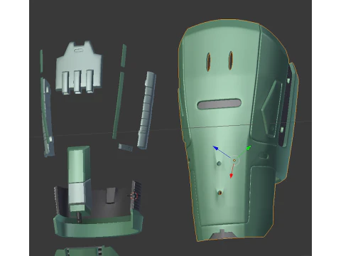 Jedi Armor 3D Figuries Ready To Print 3D Print Model