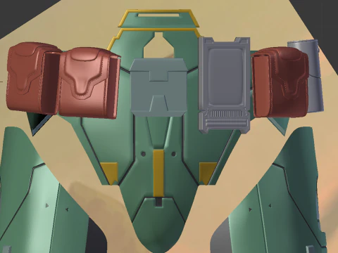 Jedi Armor 3D Figuries Ready To Print 3D Print Model