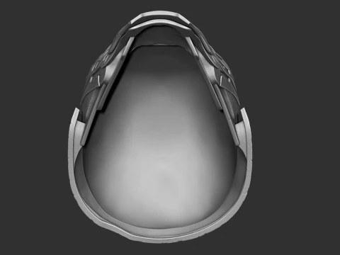 Helm Kylo Ren 3D Siap Cetak Model Cetak 3D