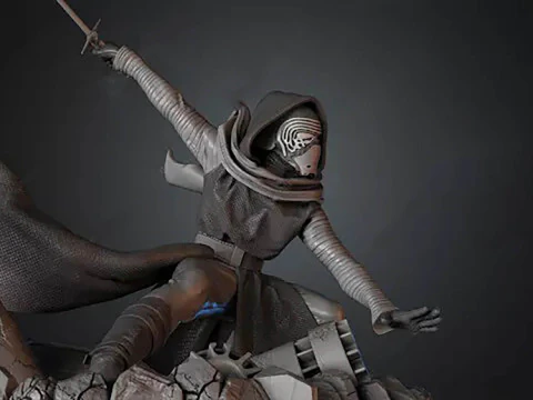 Figuras 3D de Kylo Ren listas para imprimir Modelo de impresión 3D