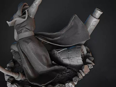 Kylo Ren 3D Figuries Ready To Print 3D Принт Модель