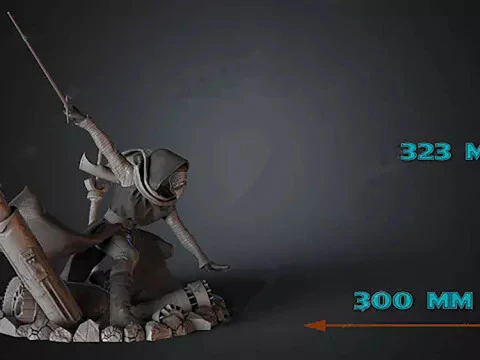 Figuras 3D de Kylo Ren listas para imprimir Modelo de impresión 3D