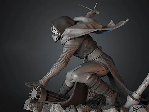 Figuras 3D de Kylo Ren listas para imprimir Modelo de impresión 3D