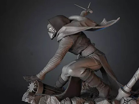 Kylo Ren 3D Figuries Ready To Print 3D Принт Модель