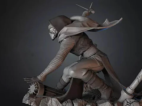 Figuras 3D de Kylo Ren listas para imprimir Modelo de impresión 3D