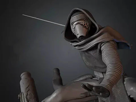 Figuras 3D de Kylo Ren listas para imprimir Modelo de impresión 3D