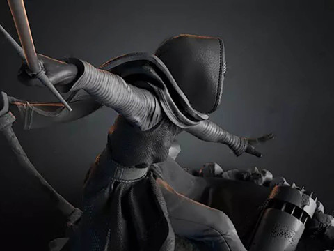 Kylo Ren 3D Figuries Ready To Print 3D Принт Модель