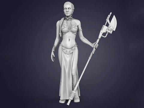 Princess Leia 3D Figuries Ready To Print 3D Print Model