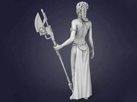 Princess Leia 3D Figuries Ready To Print 3D Print Model