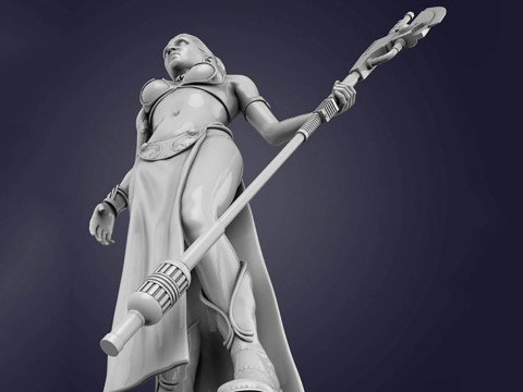 Princess Leia 3D Figuries Ready To Print Modello di stampa 3D