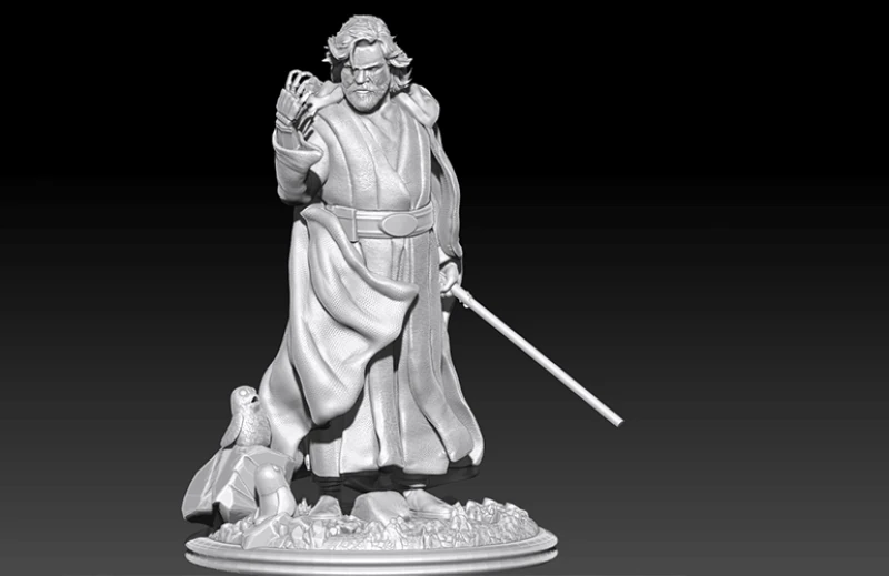 Luke Skywalker 3D Figuries Ready To Print 3D Print Model .c4d .max .obj .3ds .fbx .stl .blend 