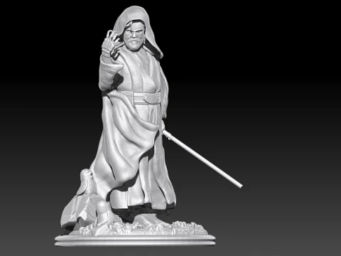 Luke Skywalker 3D Figuries Ready To Print 3D Print Model